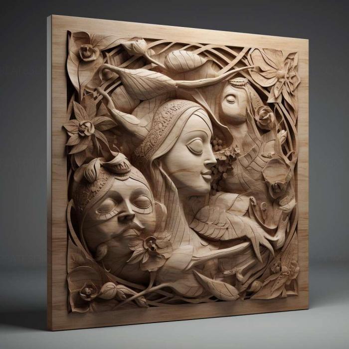 نموذج ثلاثي الأبعاد لآلة CNC 3D Art 